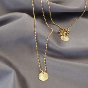 "Coins of Hope"- Halskæde med mønter i guld