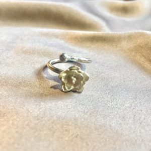 Ring i sølv, "Lotus Flower" -Foto