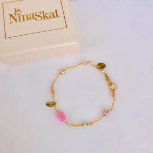 Armbånd med pasteller, "Pink pastels" -Foto