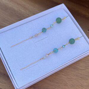 Ørering, Green anemone, Sælges enkeltvis