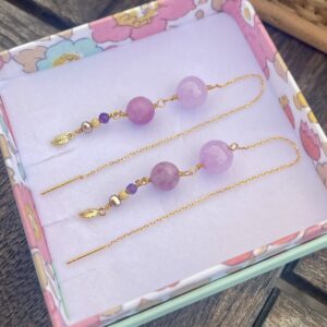 Øreringe, Purple rain, Sælges enkeltvis