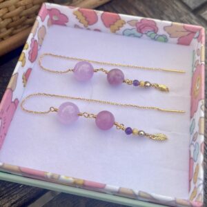 Øreringe, Purple rain, Sælges enkeltvis