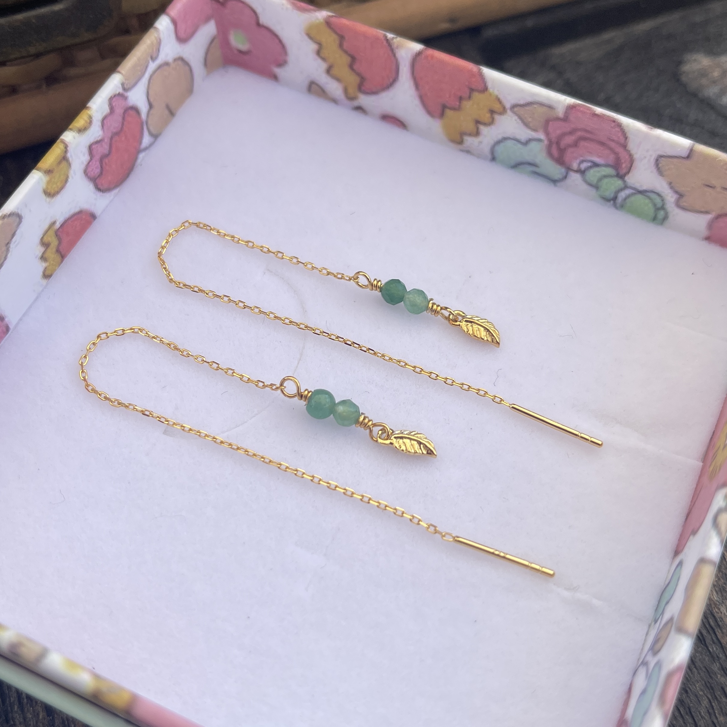 Ørering, Pastel leaves 3, Sælges enkeltvis