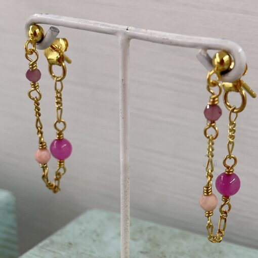 Øreringe, Pink Chains