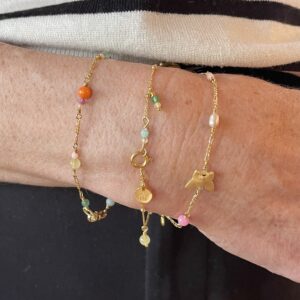 Armbånd, Pink butterfly