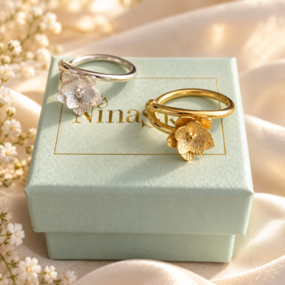 Ring, Lotus Flower