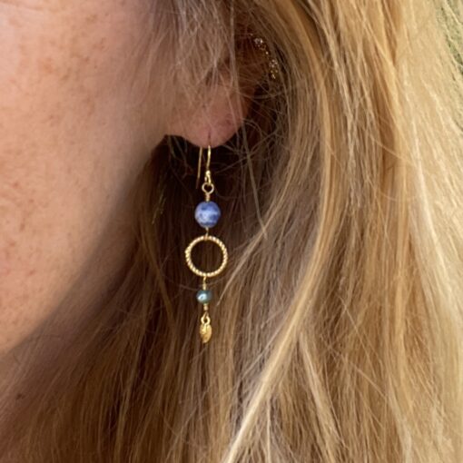 Ørering, Blue love, mellem, Sælges enkeltvis