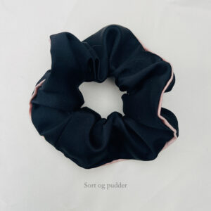 Sort og pudder -Scrunchie