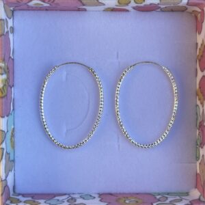 Ørering, Oval hoop, Sælges enkeltvis