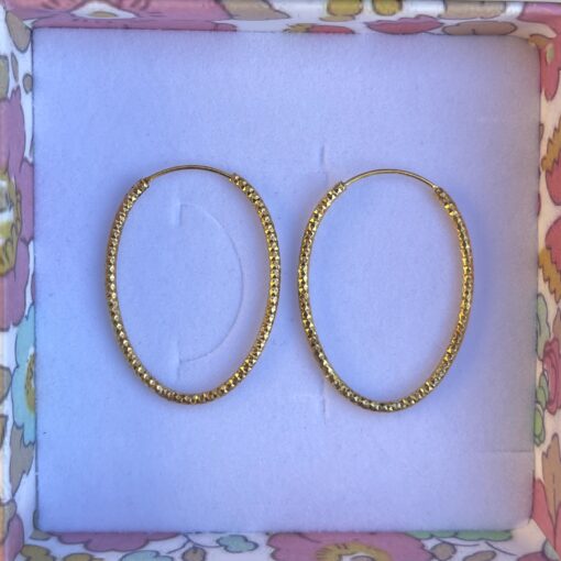 Ørering, Oval hoop, Sælges enkeltvis