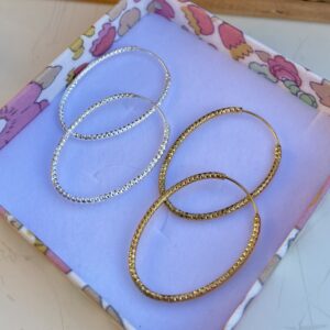 Ørering, Oval hoop, Sælges enkeltvis