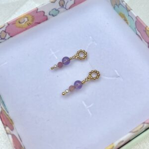 Ørering, Lavender, kort, Sælges enkeltvis