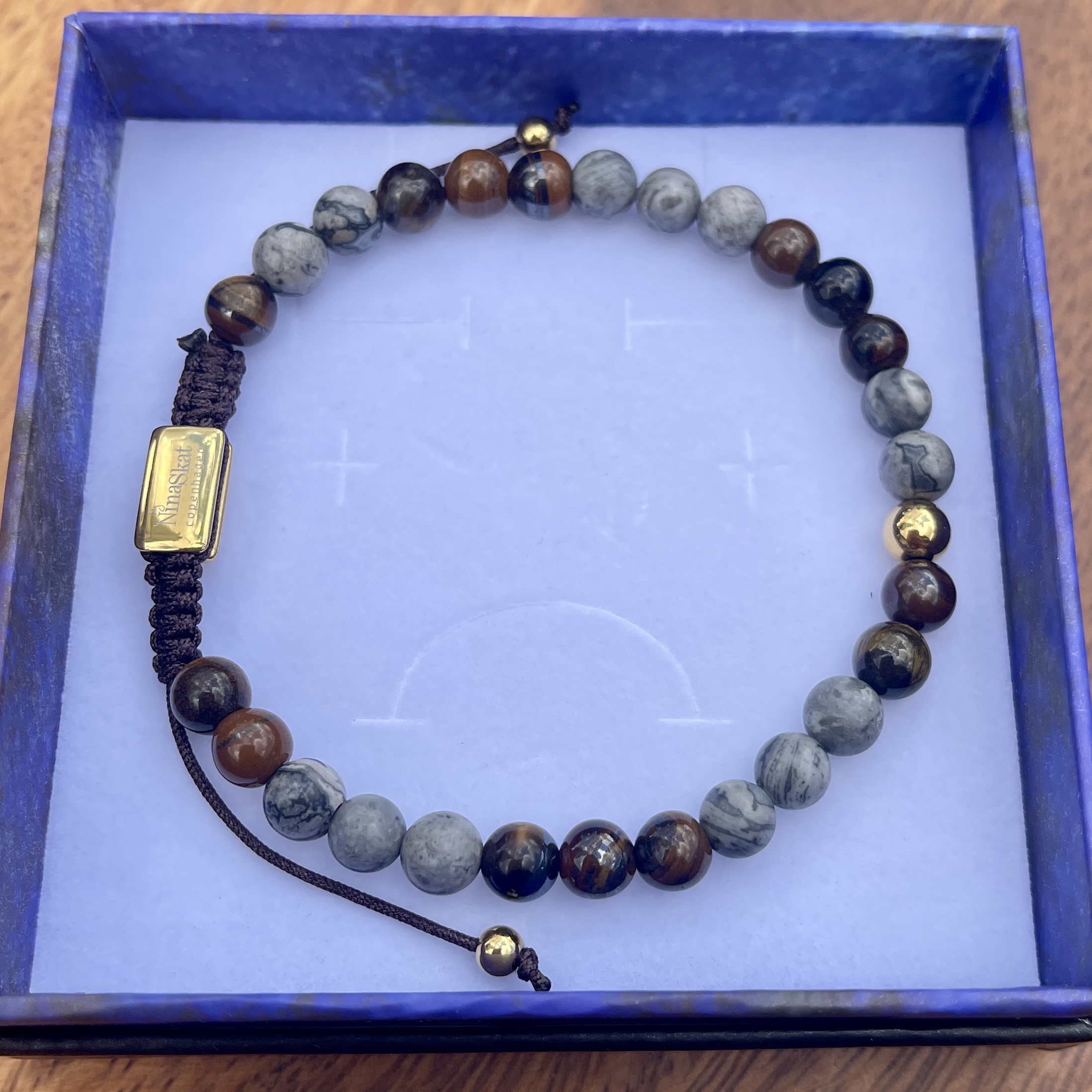 Armbånd, Castor – Tigerøje & Jaspis
