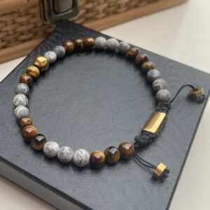 Armbånd med stenperler, Castor