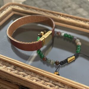 Armbånd læder, Cognac