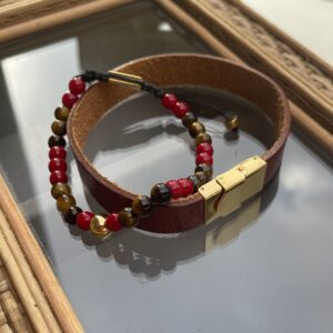 Armbånd med stenperler, Izar