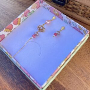 Øreringe, Sæt med Lotus og Pink