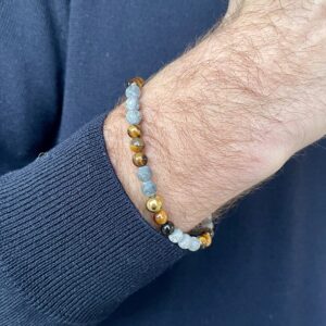 Armbånd med stenperler, Castor