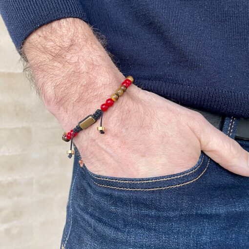 Armbånd med stenperler, Izar