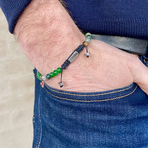 Armbånd med stenperler, Leo