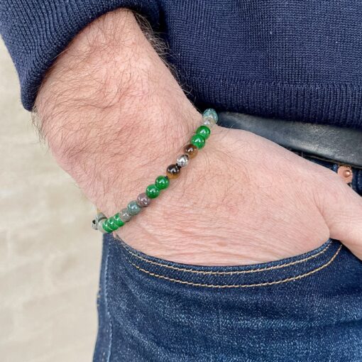 Armbånd med stenperler, Leo