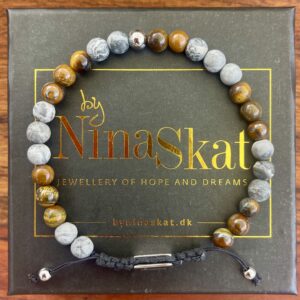 Armbånd med stenperler, Castor