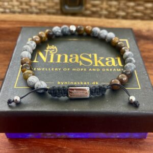 Armbånd med stenperler, Castor