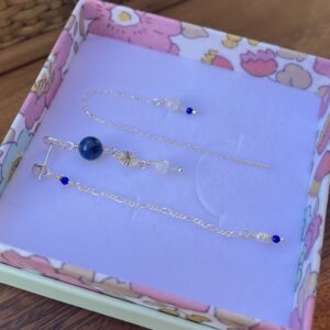 Øreringe, sæt med Falling in love, Marine og Dangles