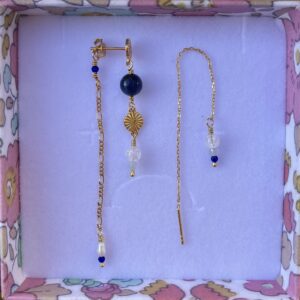 Øreringe, sæt med Falling in love, Marine og Dangles