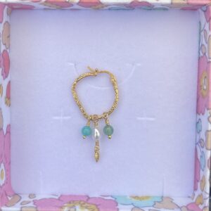 Design din helt egen Dharma hoop ørering i forgyldt sølv