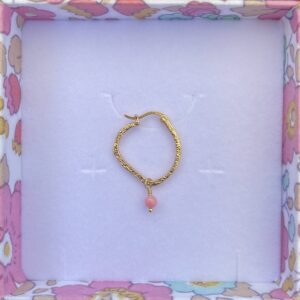 Design din helt egen Dharma hoop ørering i forgyldt sølv