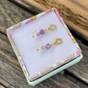 Ørering, Lavender, kort, Sælges enkeltvis