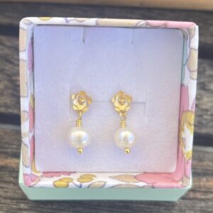 Ørering, Lotus pearl, short- Sælges enkeltvis