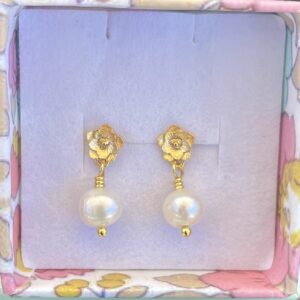 Ørering, Lotus pearl, short- Sælges enkeltvis