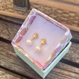 Ørering, Lotus pearl, short- Sælges enkeltvis