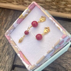 Sætpris øreringe, Lotus red og Lotus red, short