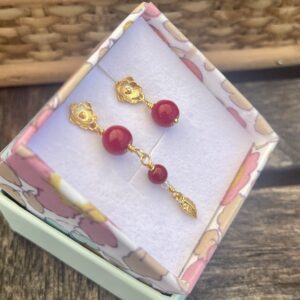 Sætpris øreringe, Lotus red og Lotus red, short