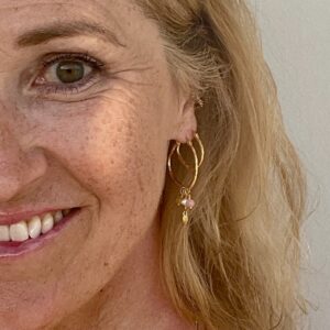 Ørering, Stor Dharma Hoop, Pink & Purple