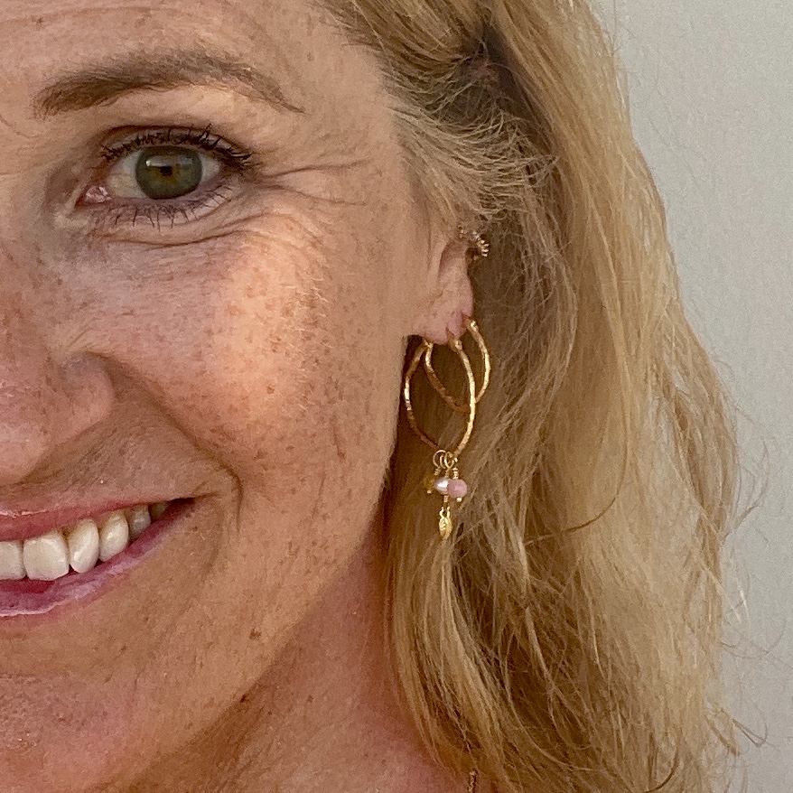 Ørering, Stor Dharma Hoop, Pink & Purple