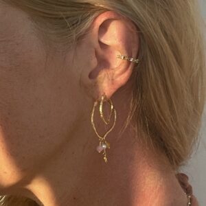 Ørering, Stor Dharma Hoop, Pink & Purple