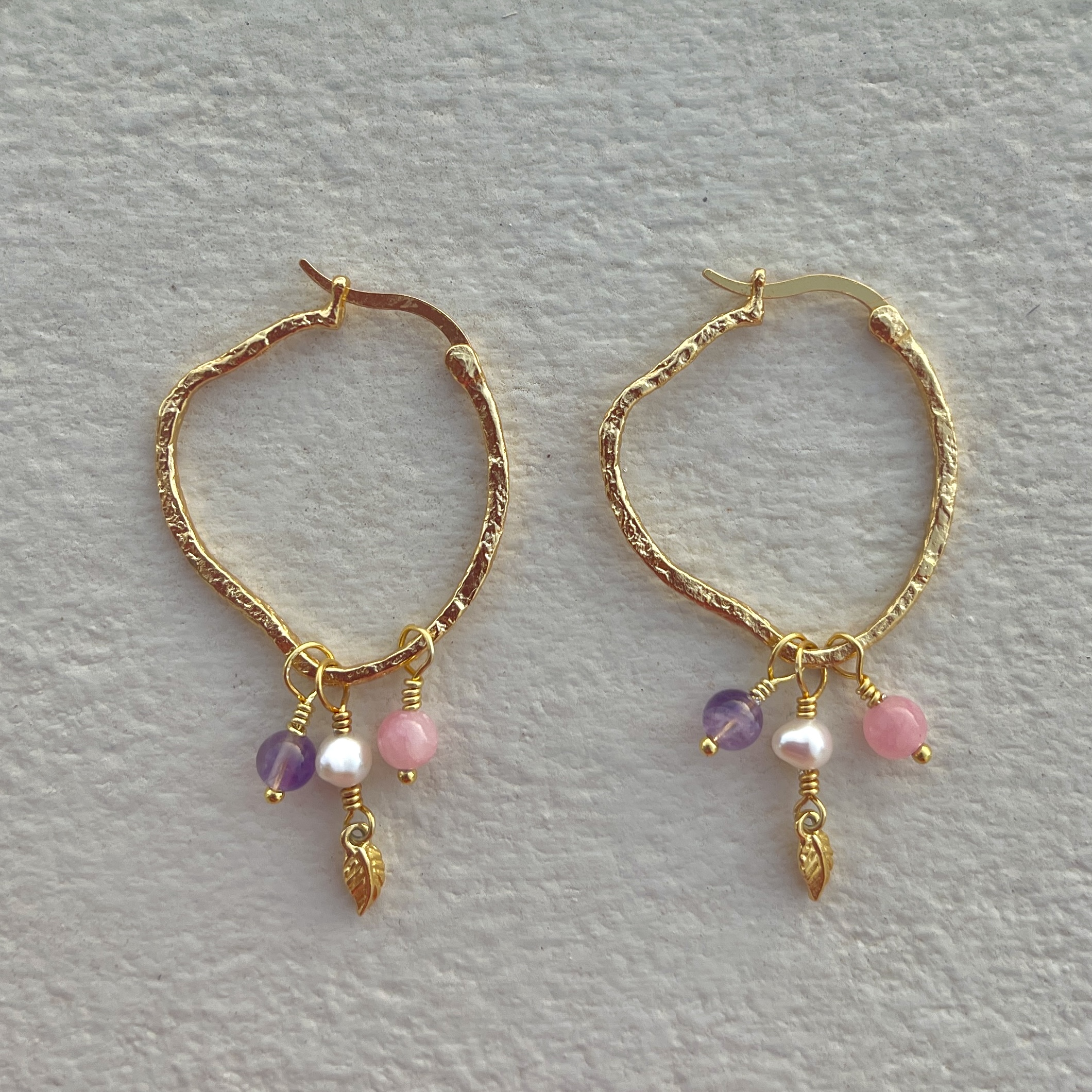 Ørering, Stor Dharma Hoop, Pink & Purple