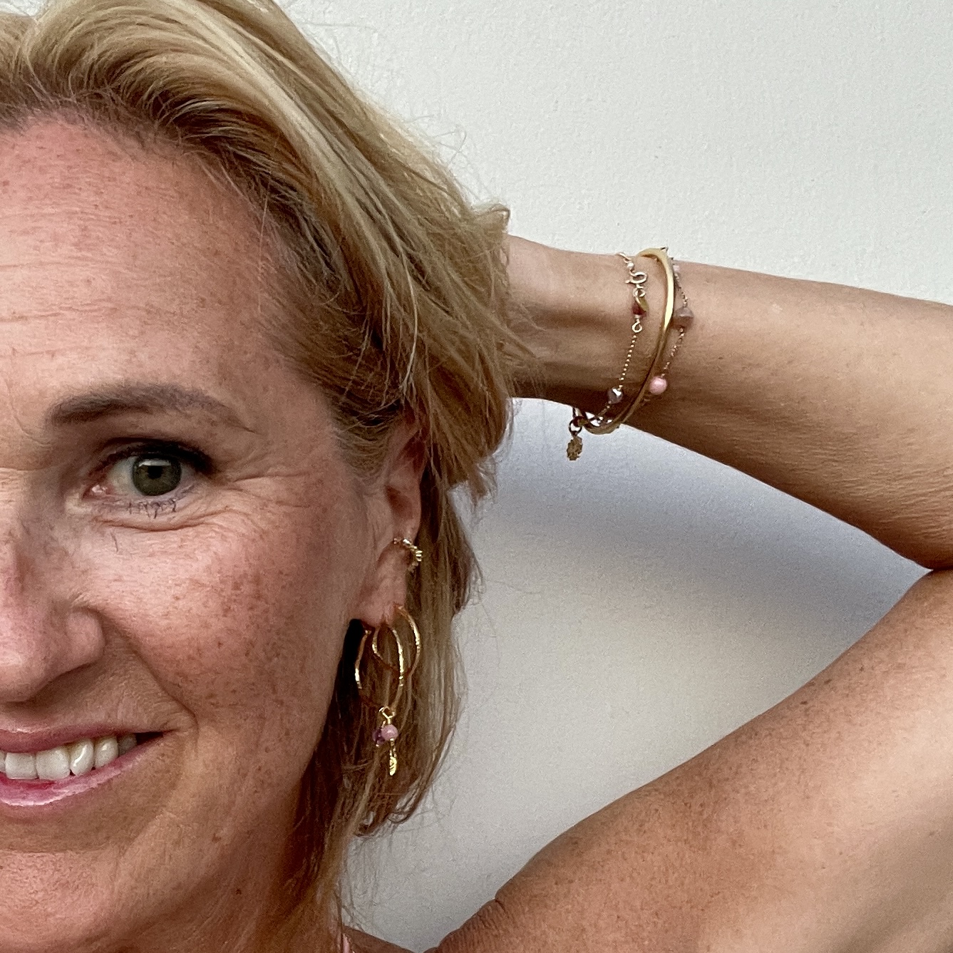 Ørering, Stor Dharma Hoop, Pink & Purple