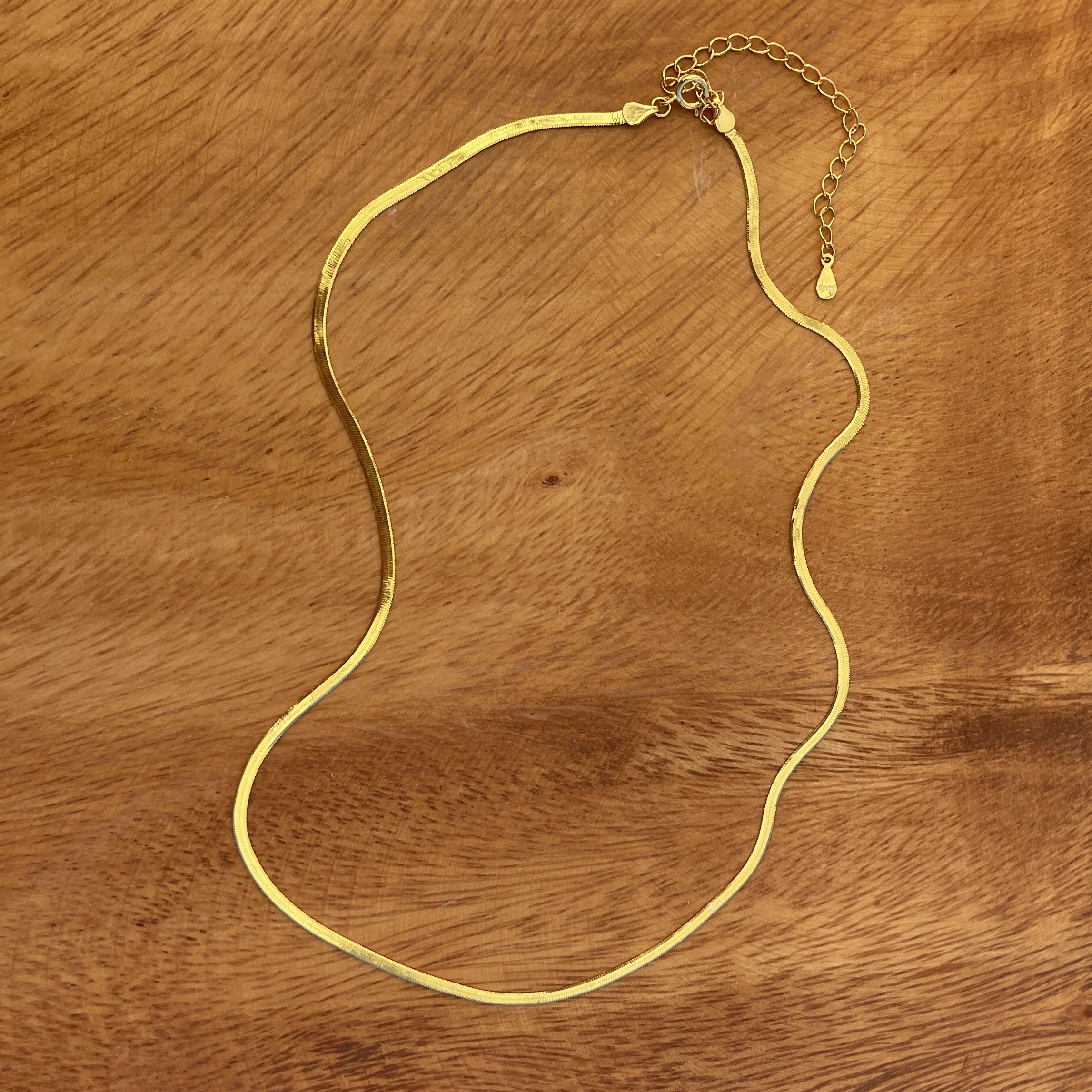 Halskæde, Snake flad 1,8mm