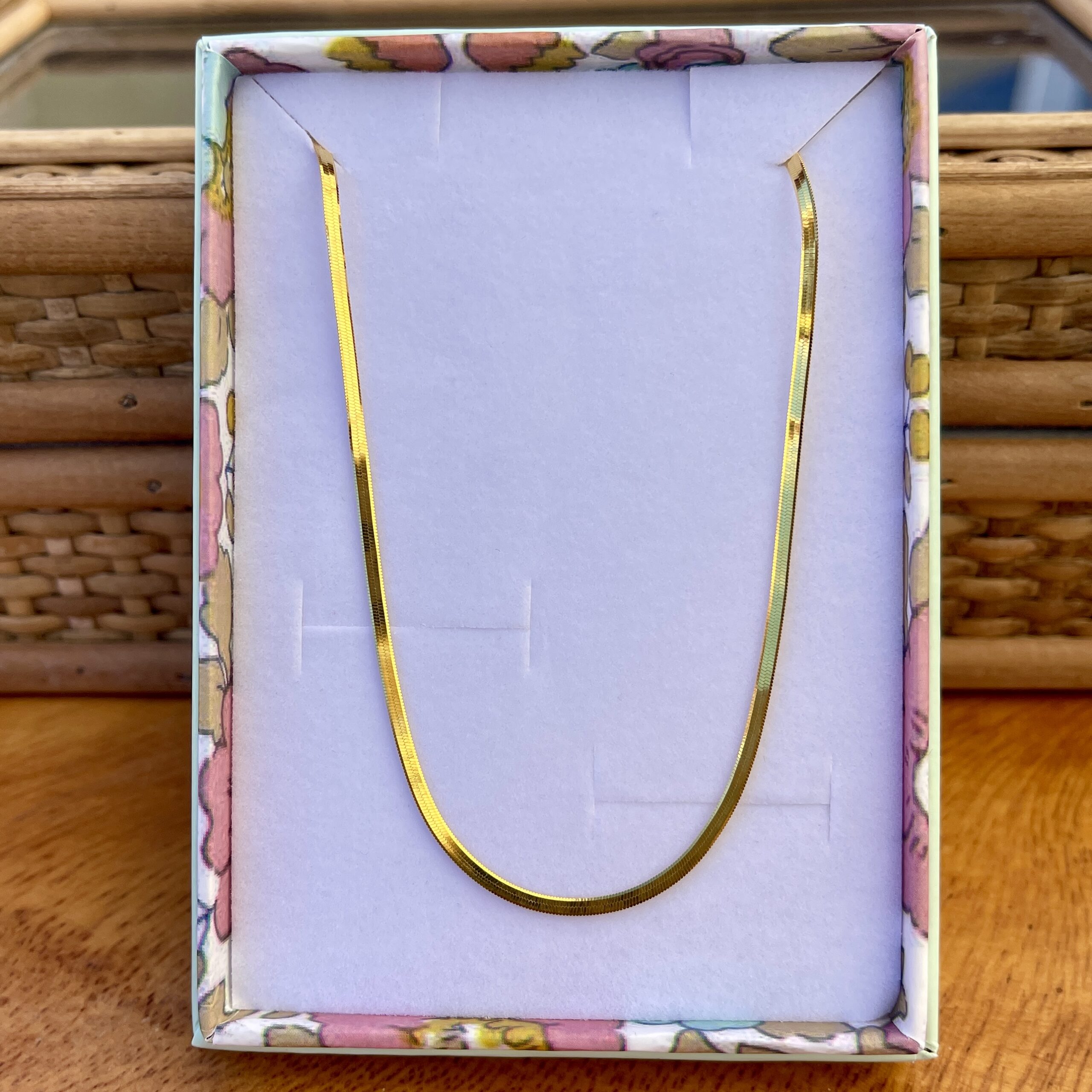 Halskæde, Snake flad 1,8mm