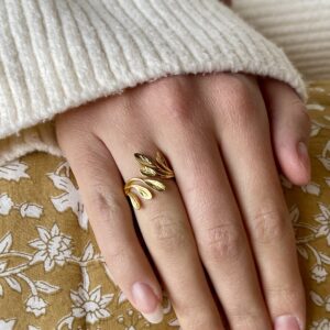 Ring, Leaf Elegance