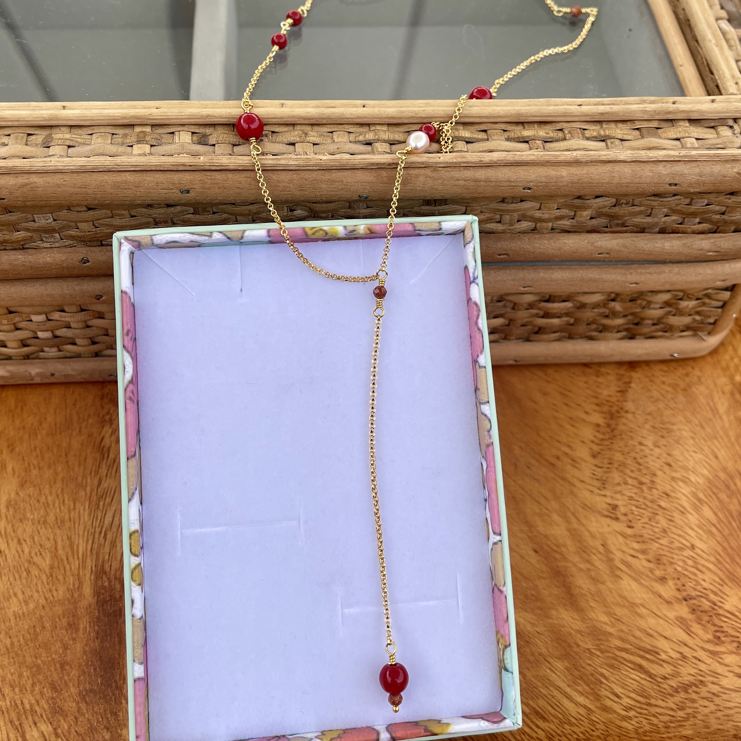 Halskæde, My Island, red