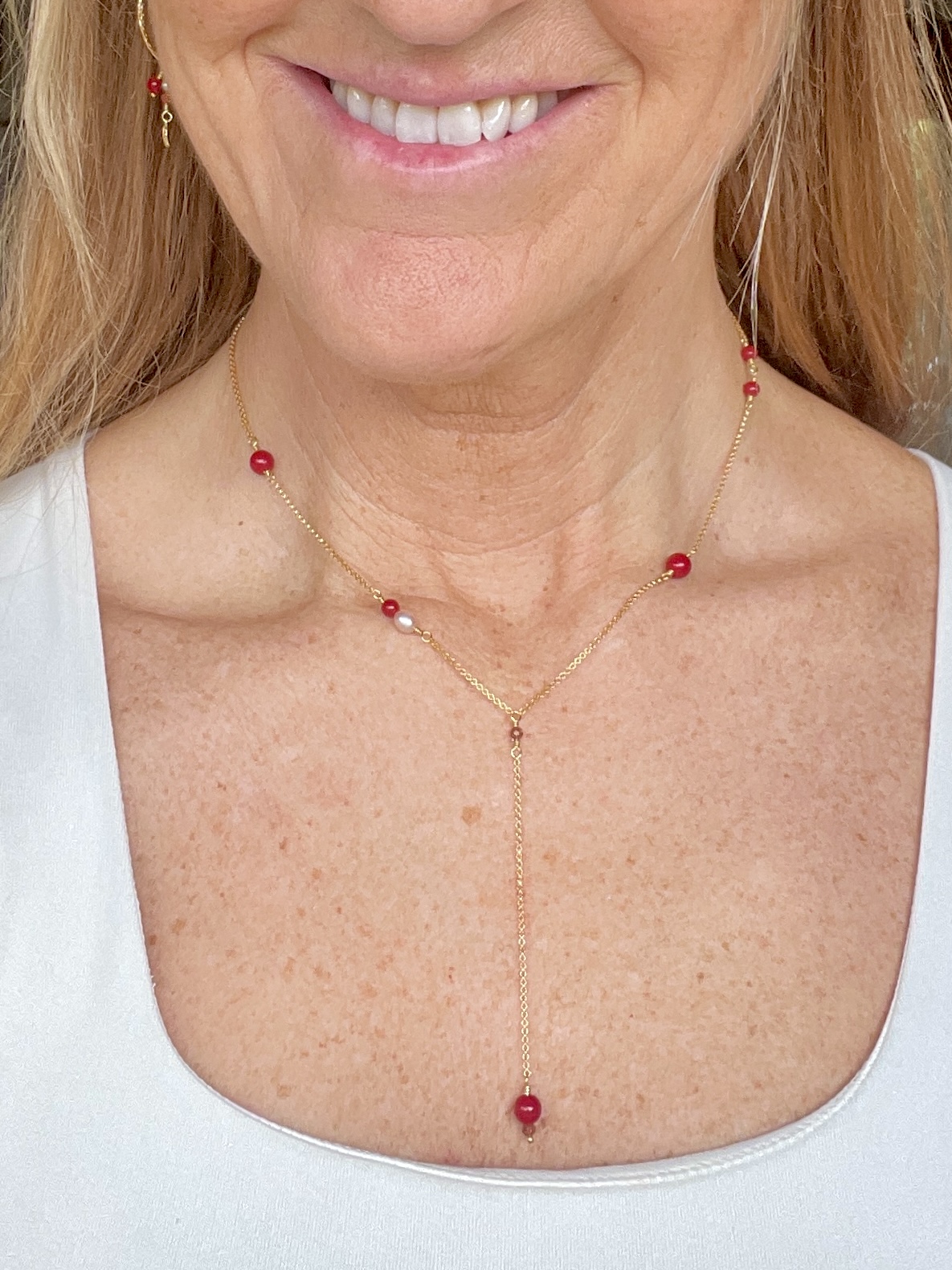 Halskæde, My Island, red