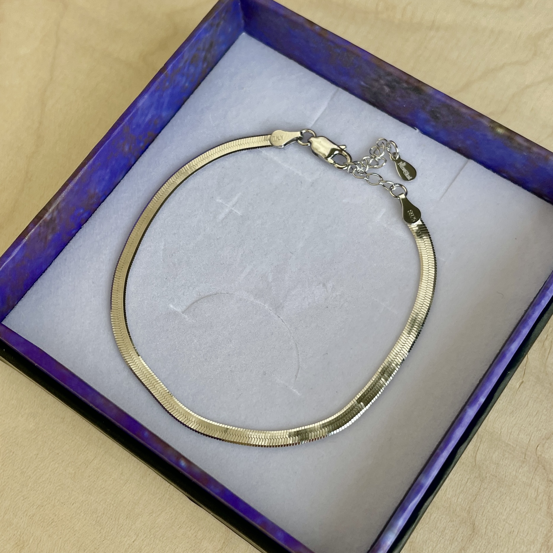 Armbånd, Snake flad 2,9mm