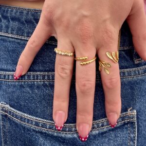 Ring, Hearts- hjertering med moissanite