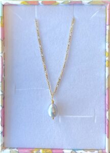 Halskæde, Mini Morning glory grey